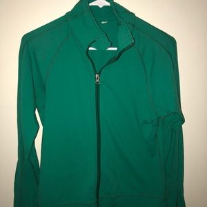 Kelly Green Zip Up Lululemon Jacket